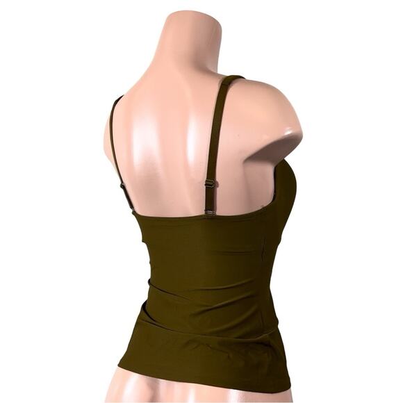 VICTORIAS SECRET BODY BY VICTORIA ARMY GREEN CAMI BRA 34D - Picture 7 of 12